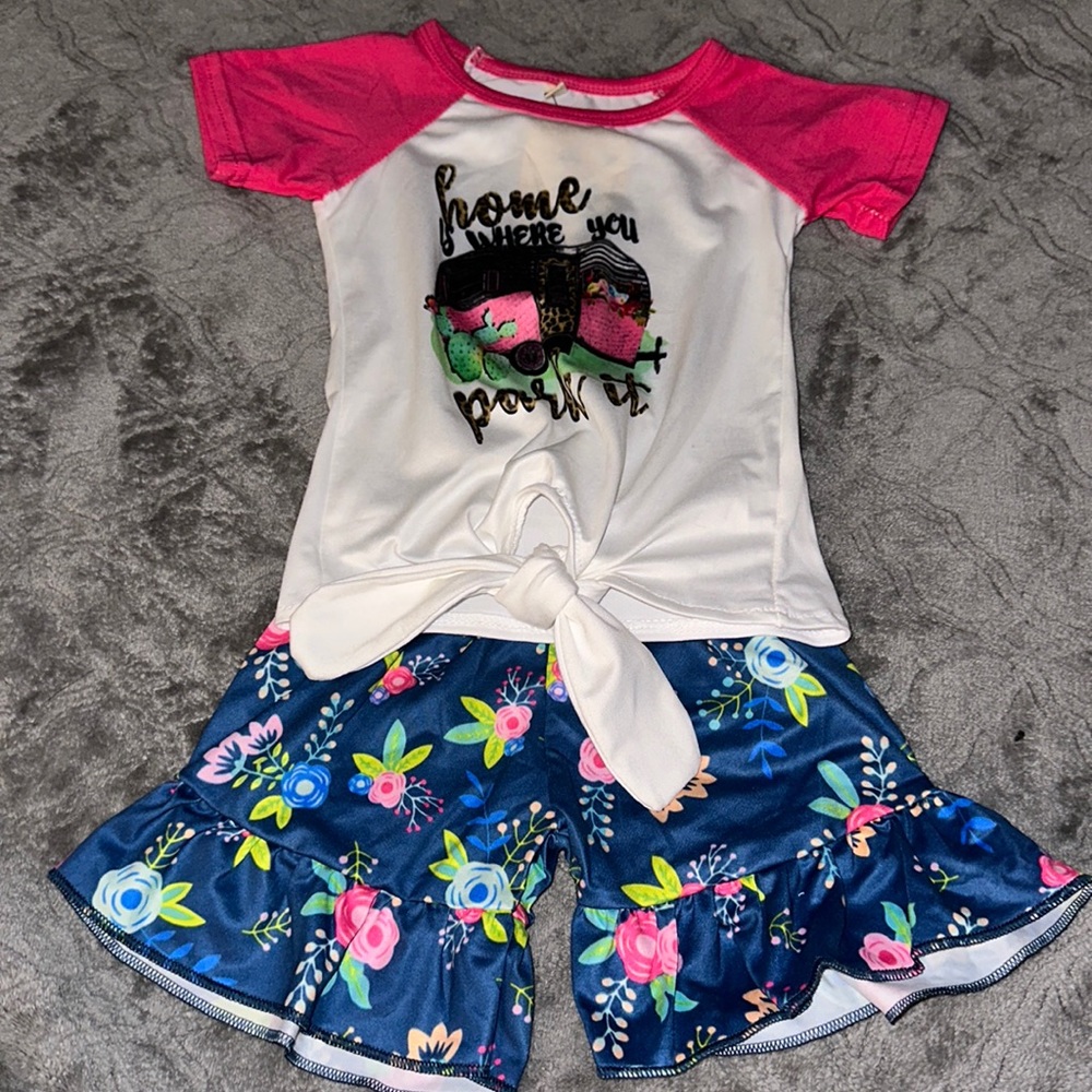 Home is where you park it set size 6/12m nwot